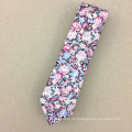 Mens Skinny Krawatte mit Ihrer eigenen Marke Cotton selbstkippenden Blumen-Krawatten